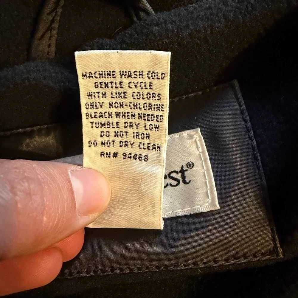 Vintage Northcrest Black Utility/Raincoat